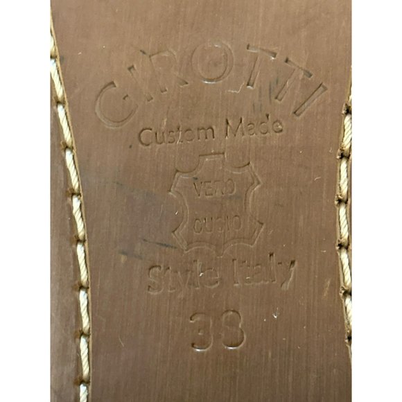 Girotti Women's Custom Made Blue Suede Oxford Heels Size 38 Made in Italy EUC - Picture 6 of 9